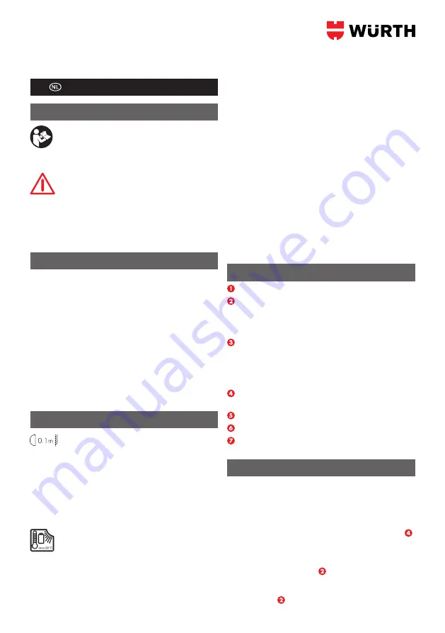 Würth ERGOPOWER TWINBLADE+ Manual Download Page 19