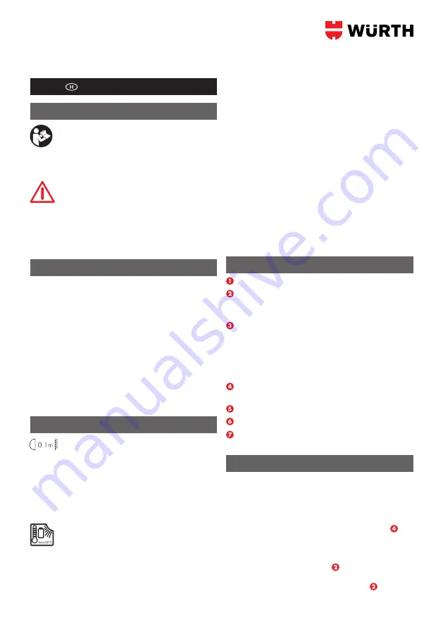 Würth ERGOPOWER TWINBLADE+ Manual Download Page 35