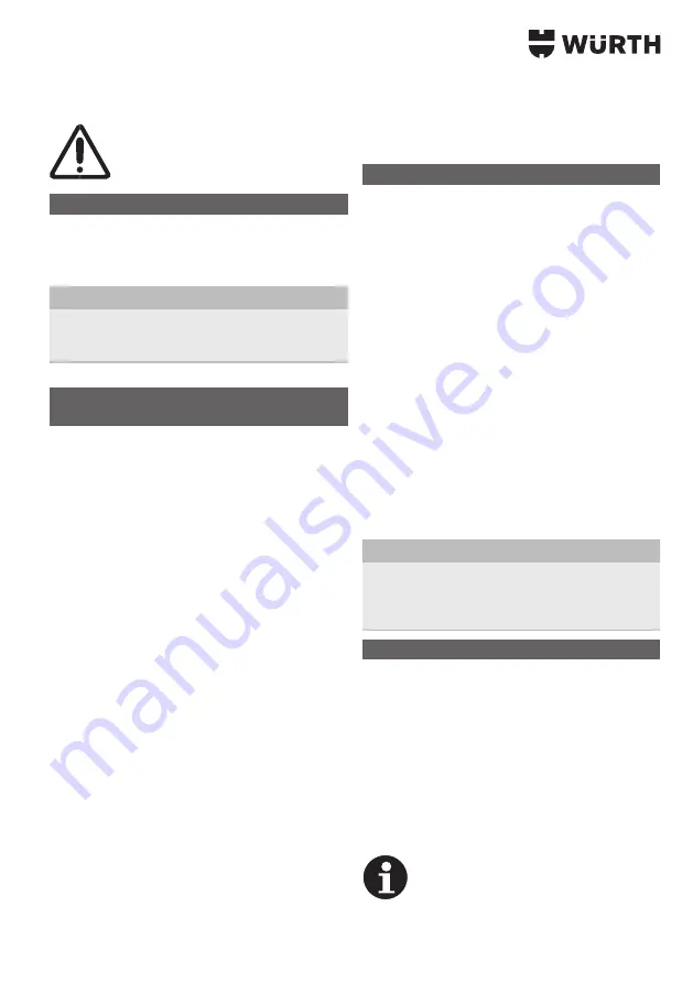 Würth ESI 160 Operating Instructions Manual Download Page 175