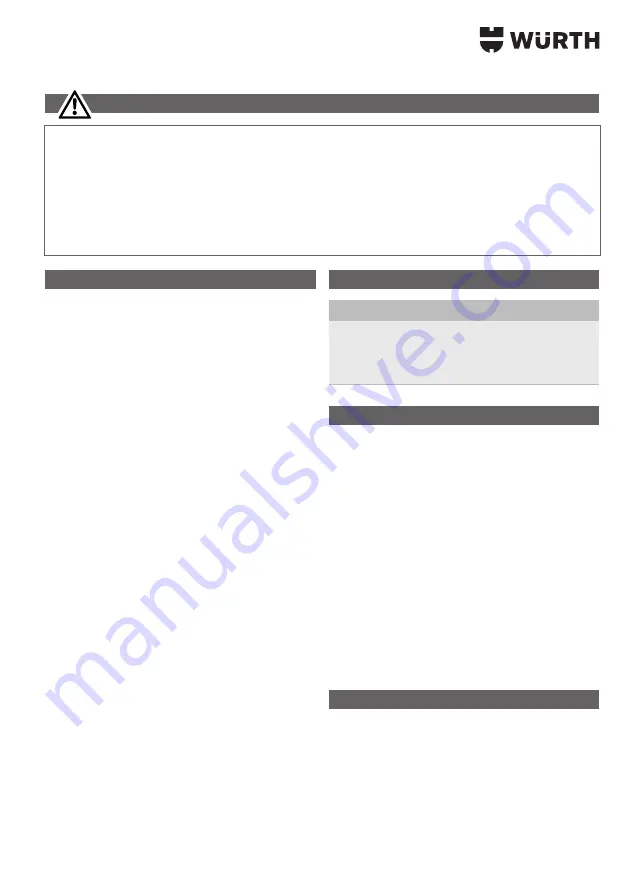 Würth ESI 160 Operating Instructions Manual Download Page 227