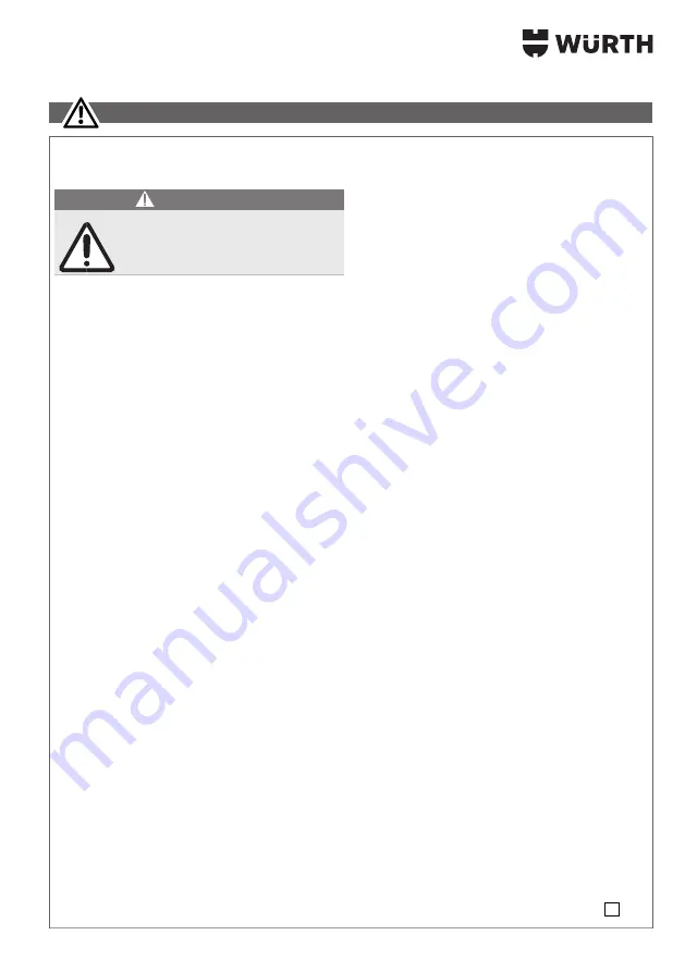 Würth ESI 160 Operating Instructions Manual Download Page 259