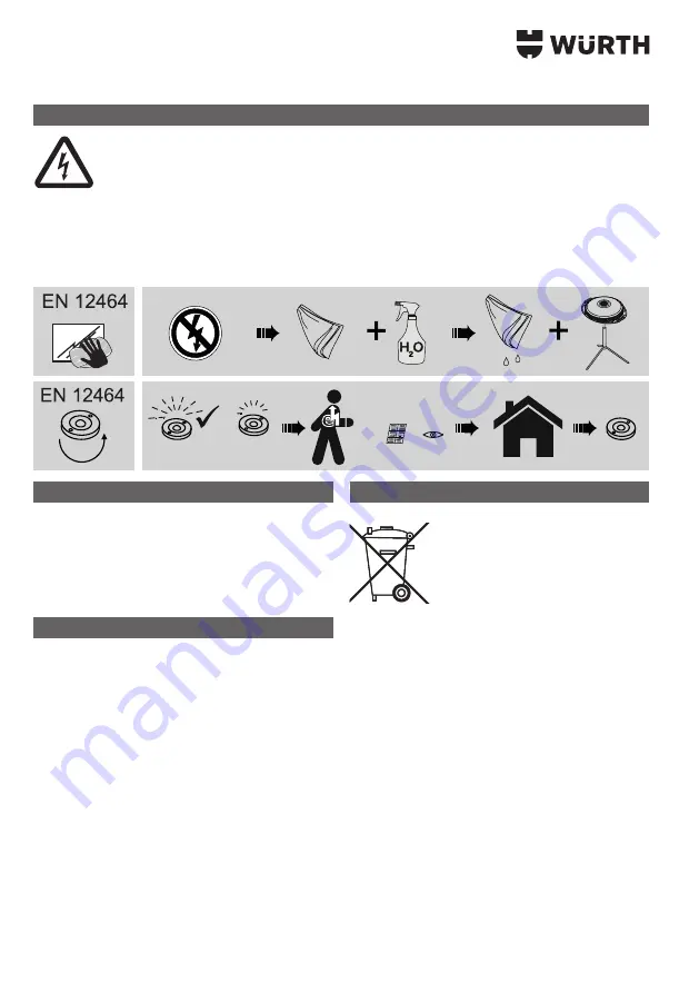 Würth POWERDISK Operating Instructions Manual Download Page 76