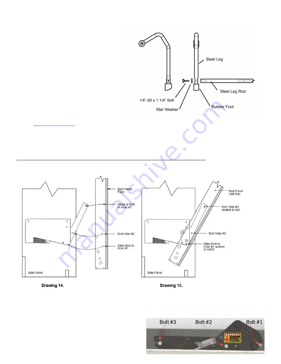 WWBeds Face Unassembled Alpha Murphy Assembly Instructions Manual Download Page 15