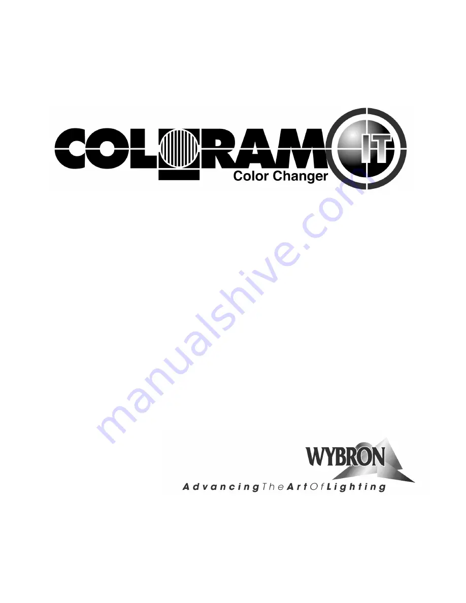 Wybron Coloram IT User Manual Download Page 1