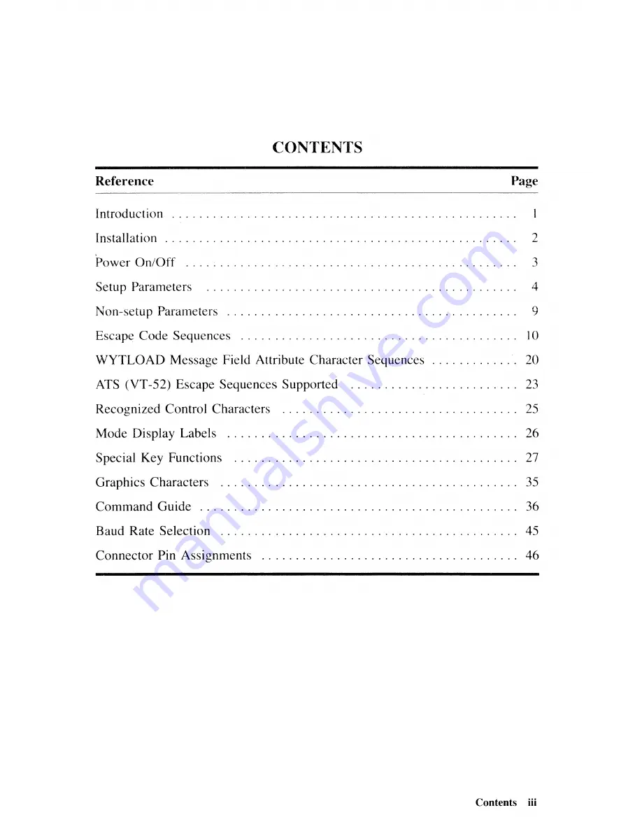 Wyse WY-75 Quick Reference Manual Download Page 5