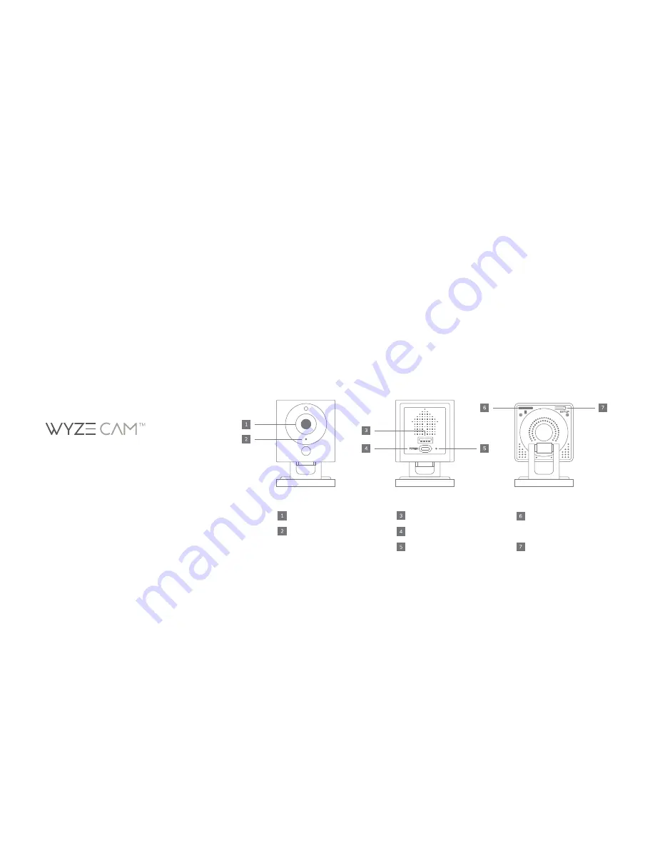 Wyze WyzeCam Quick Start Manual Download Page 1