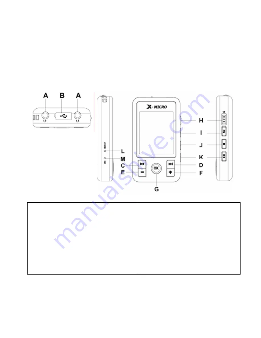 X-Micro XMP3T-F1G Скачать руководство пользователя страница 16