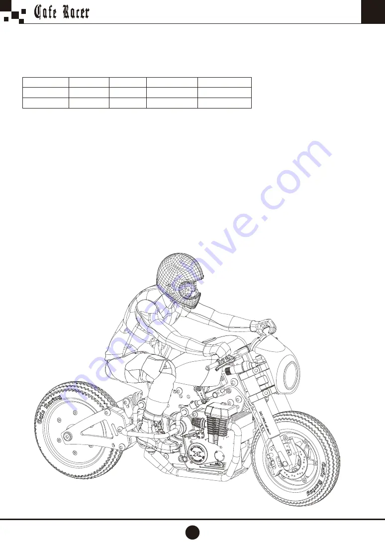 X-RIDER CAFE-RACER Manual Download Page 6