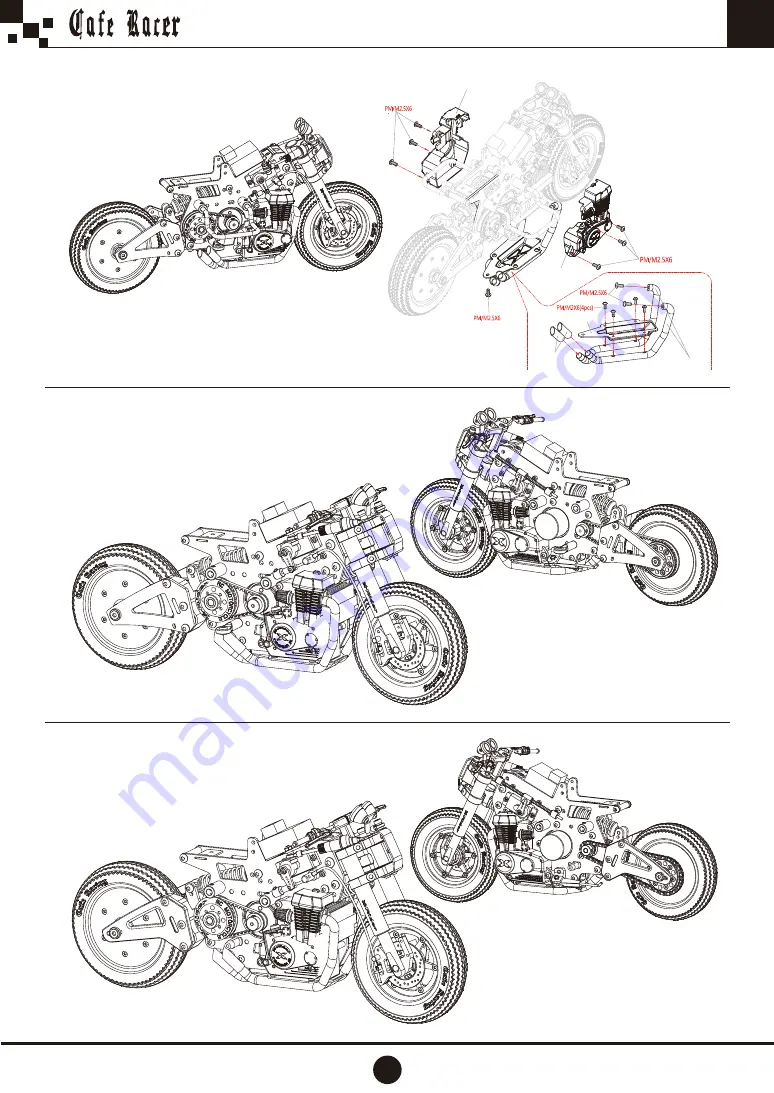 X-RIDER CAFE-RACER Скачать руководство пользователя страница 16