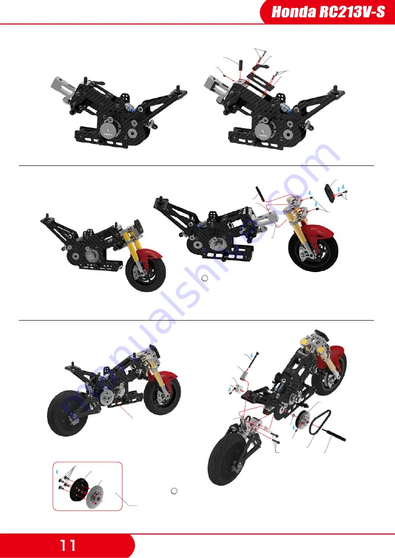 X-RIDER Honda RC213V-S Manual Download Page 12