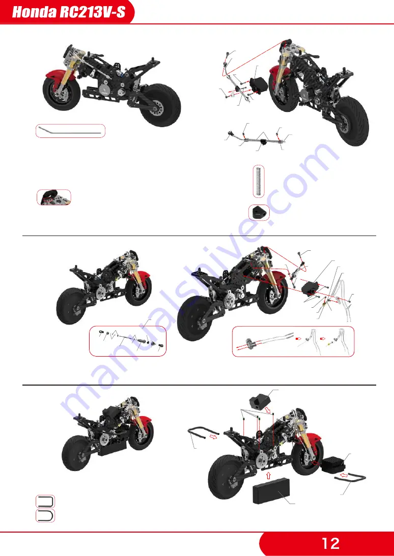 X-RIDER Honda RC213V-S Manual Download Page 13