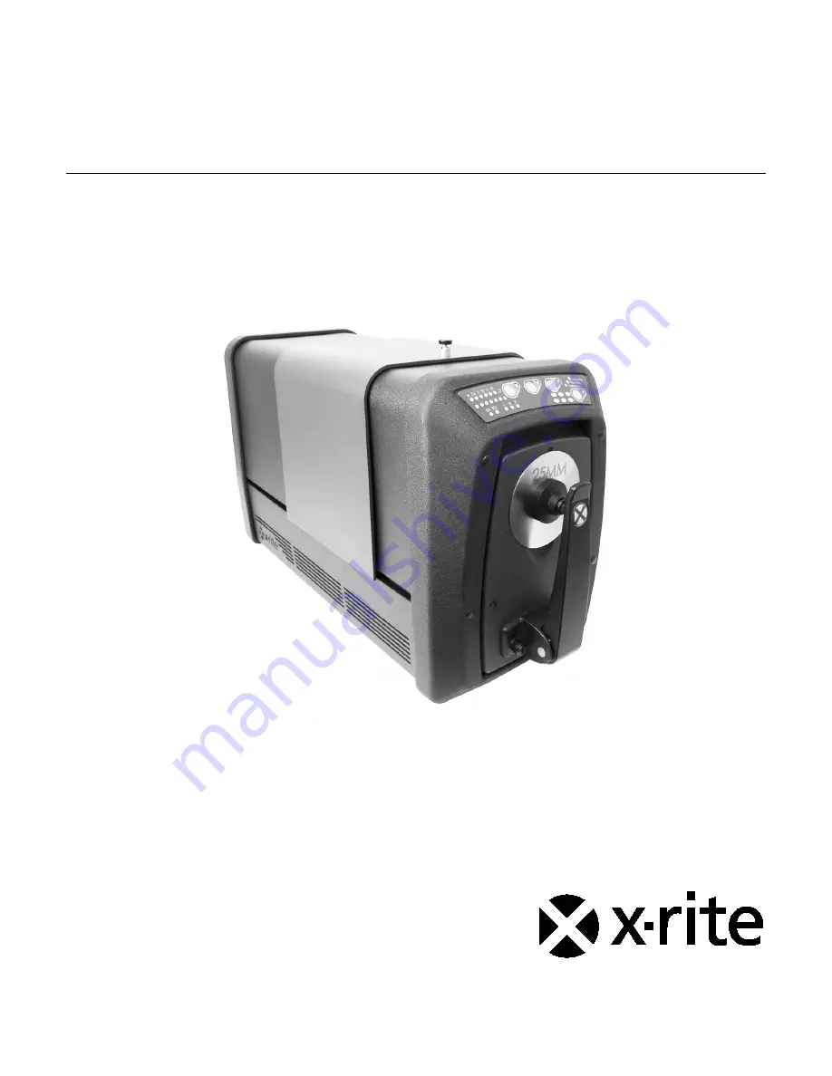 X-Rite Ci7500 Series Скачать руководство пользователя страница 1