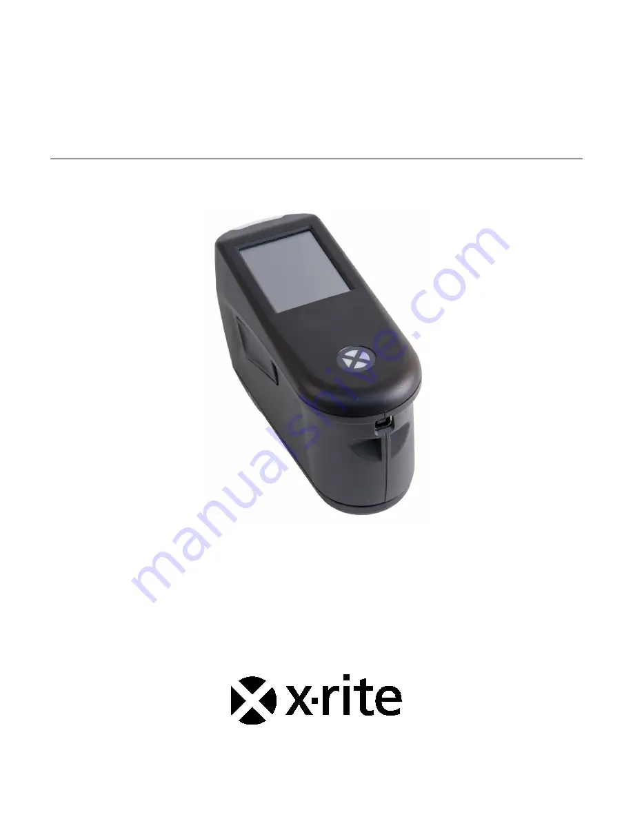 X-Rite MA 3 User Manual Download Page 1