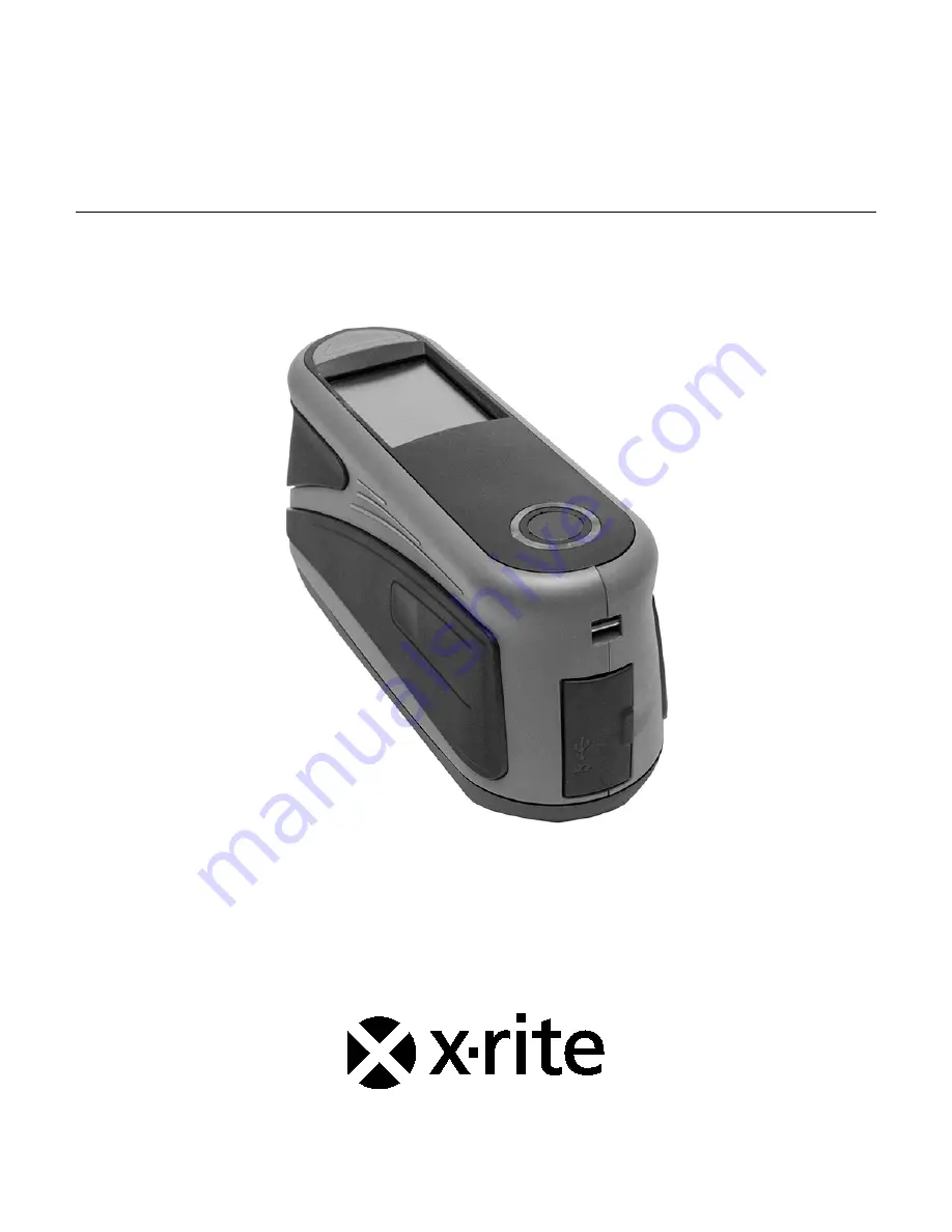 X-Rite MA-T12 Скачать руководство пользователя страница 1