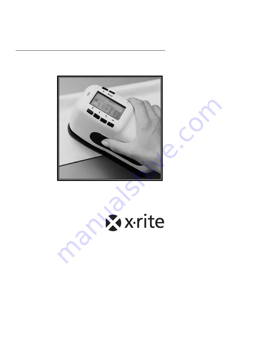 X-Rite SP52 Operator'S Manual Download Page 1