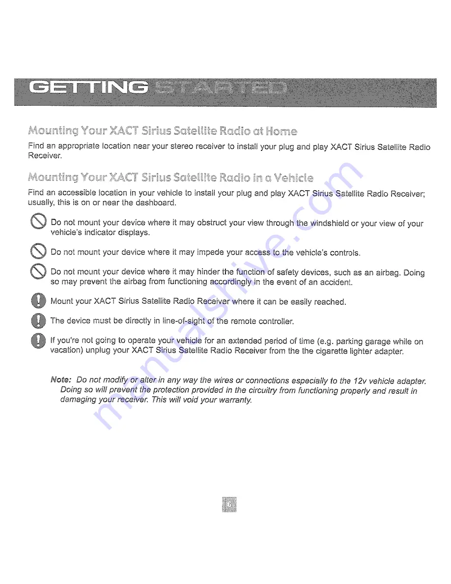 Xact Replay XTR8CK Instruction Manual Download Page 10