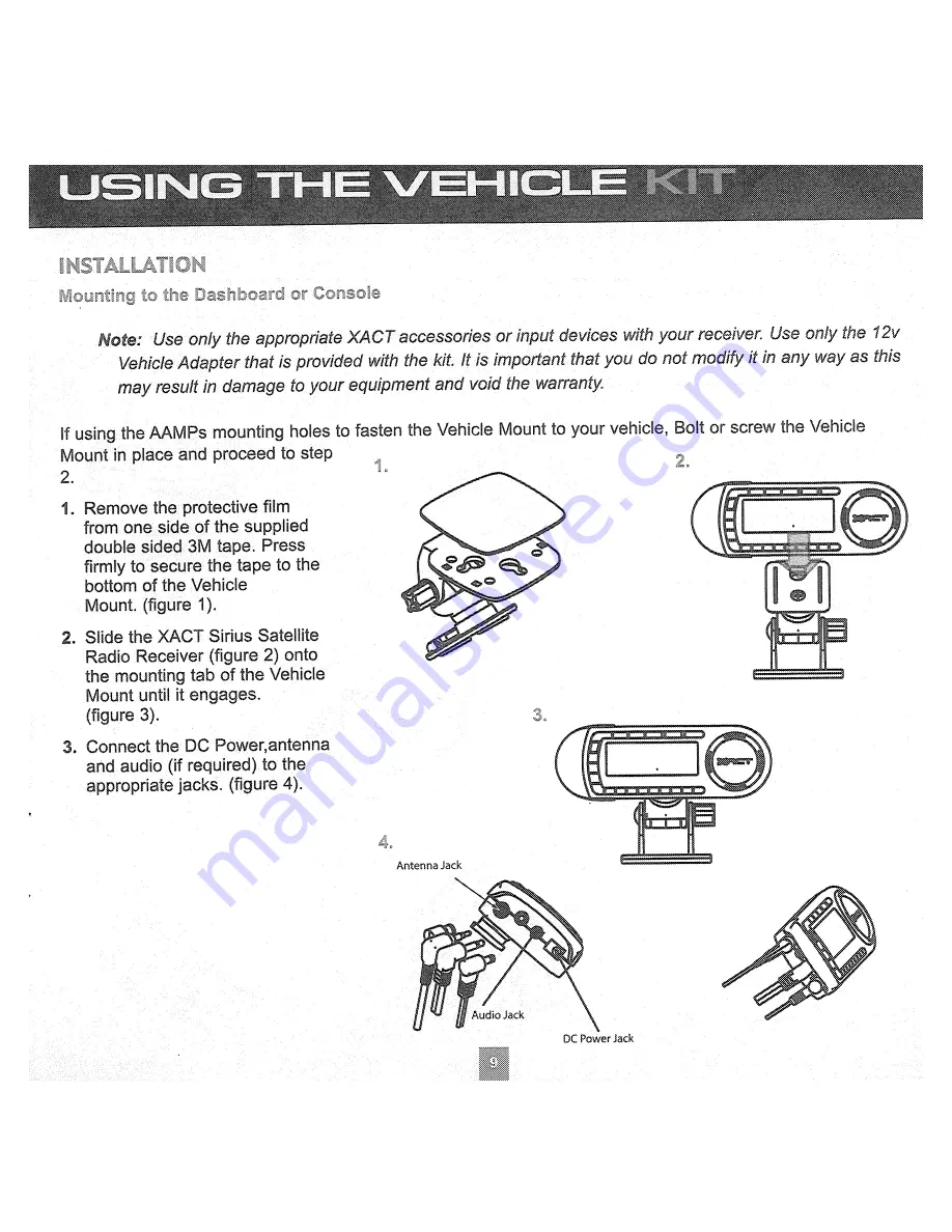 Xact Replay XTR8CK Instruction Manual Download Page 13