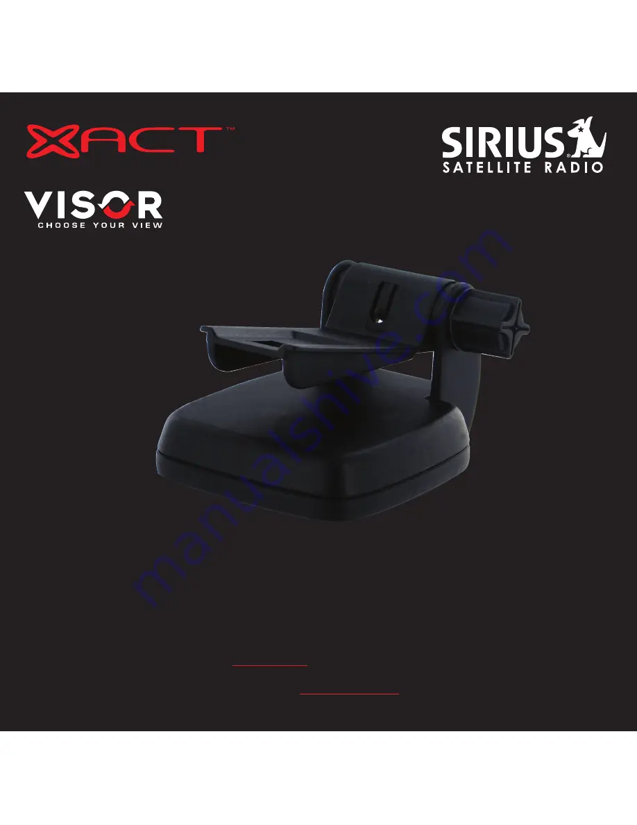 Xact Visor XS052 Instruction Manual Download Page 1