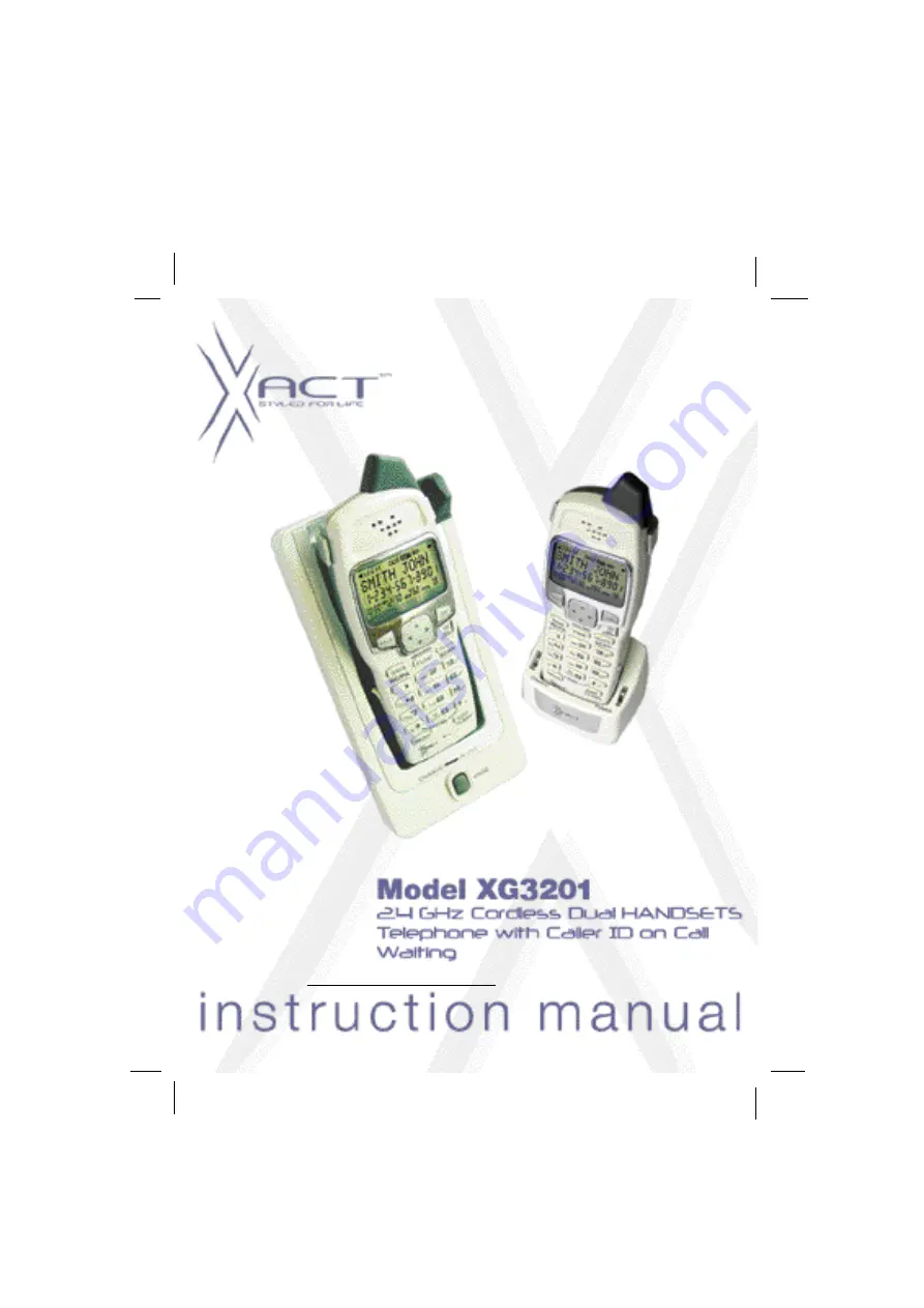 Xact XG32010 Instruction Manual Download Page 1