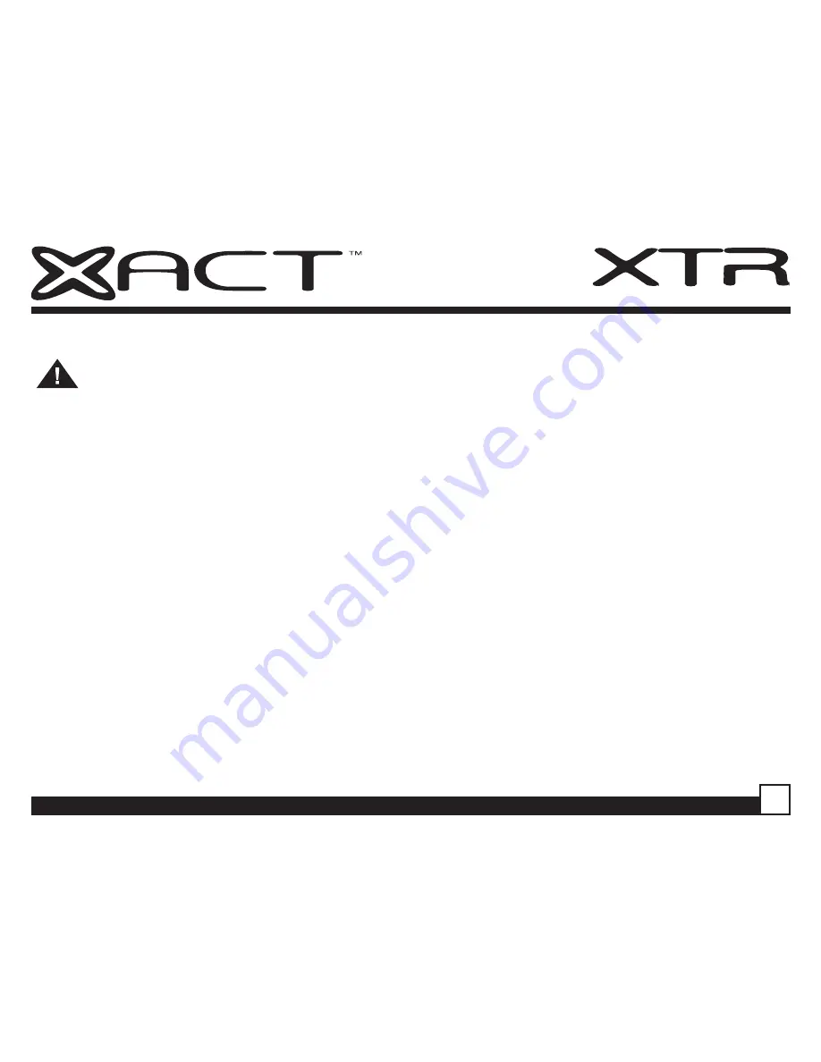 Xact XTR XS072 Скачать руководство пользователя страница 3