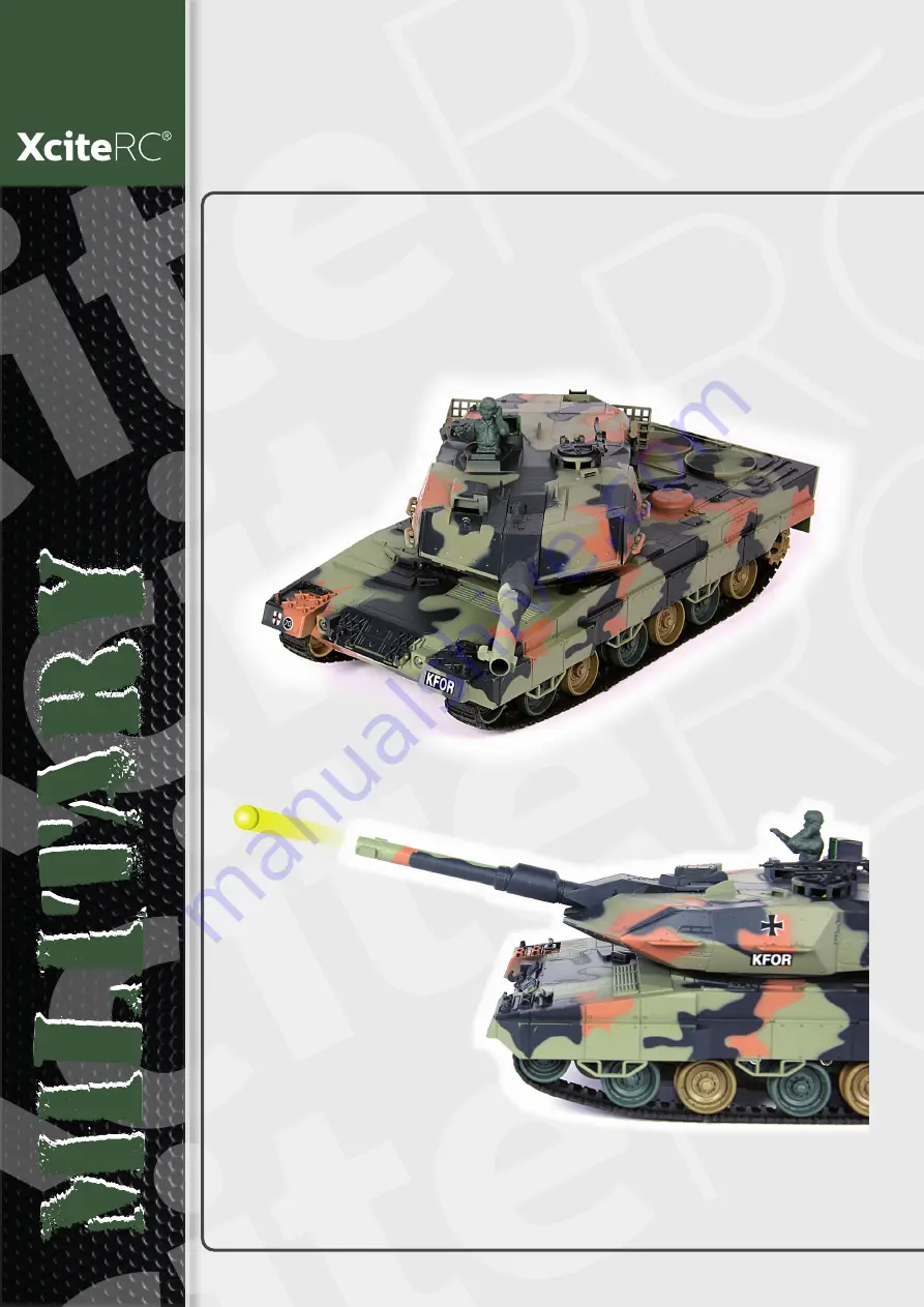 XciteRC 36001000 LEOPARD 2A5 Скачать руководство пользователя страница 1