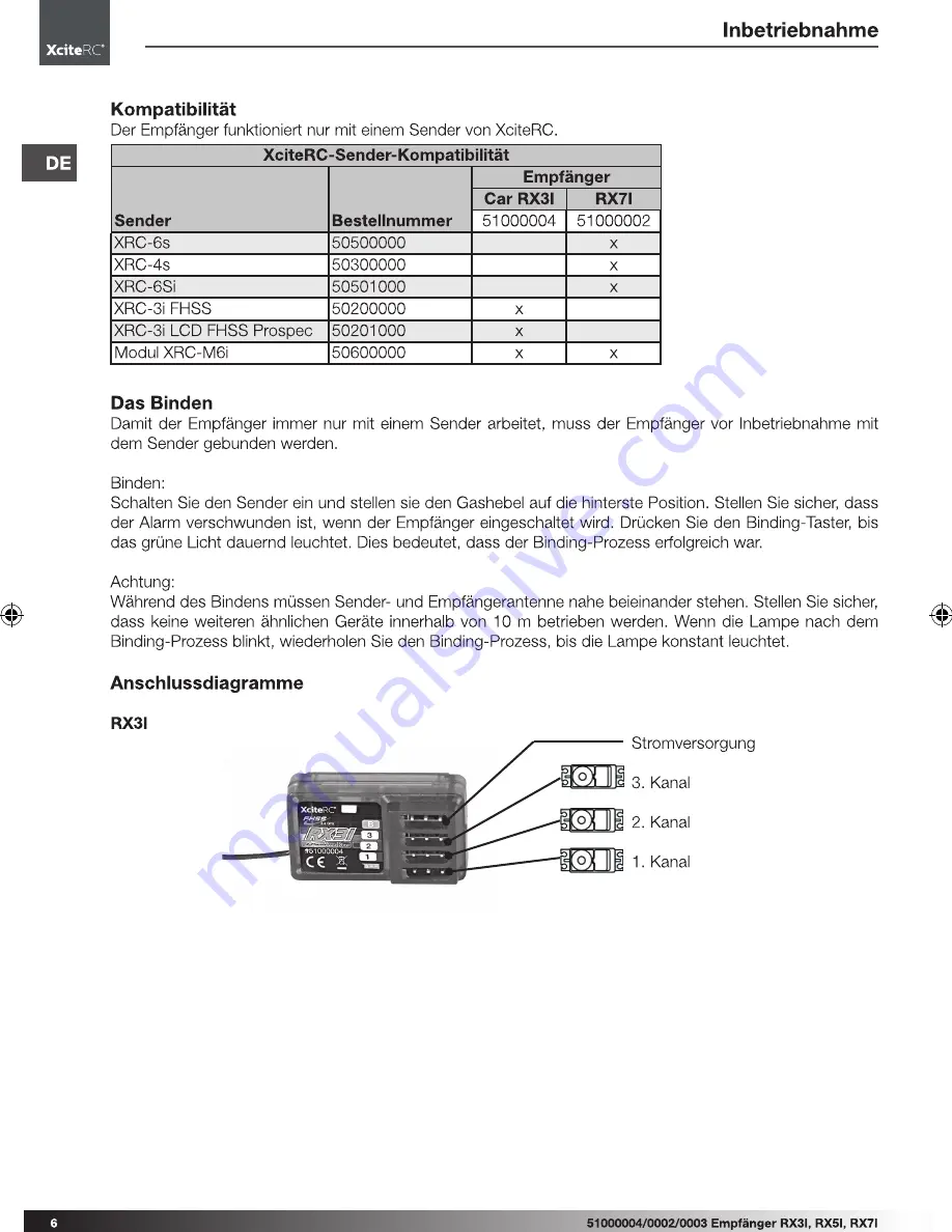 XciteRC 51000002 RX71 Скачать руководство пользователя страница 6