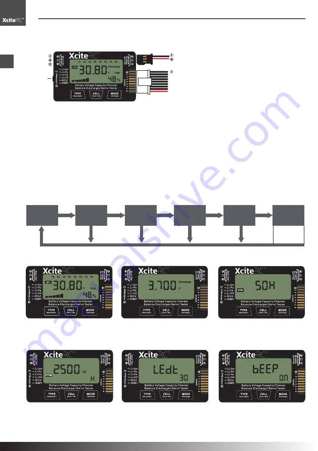 XciteRC Battery Check + Balancer LiFe Manual Download Page 8