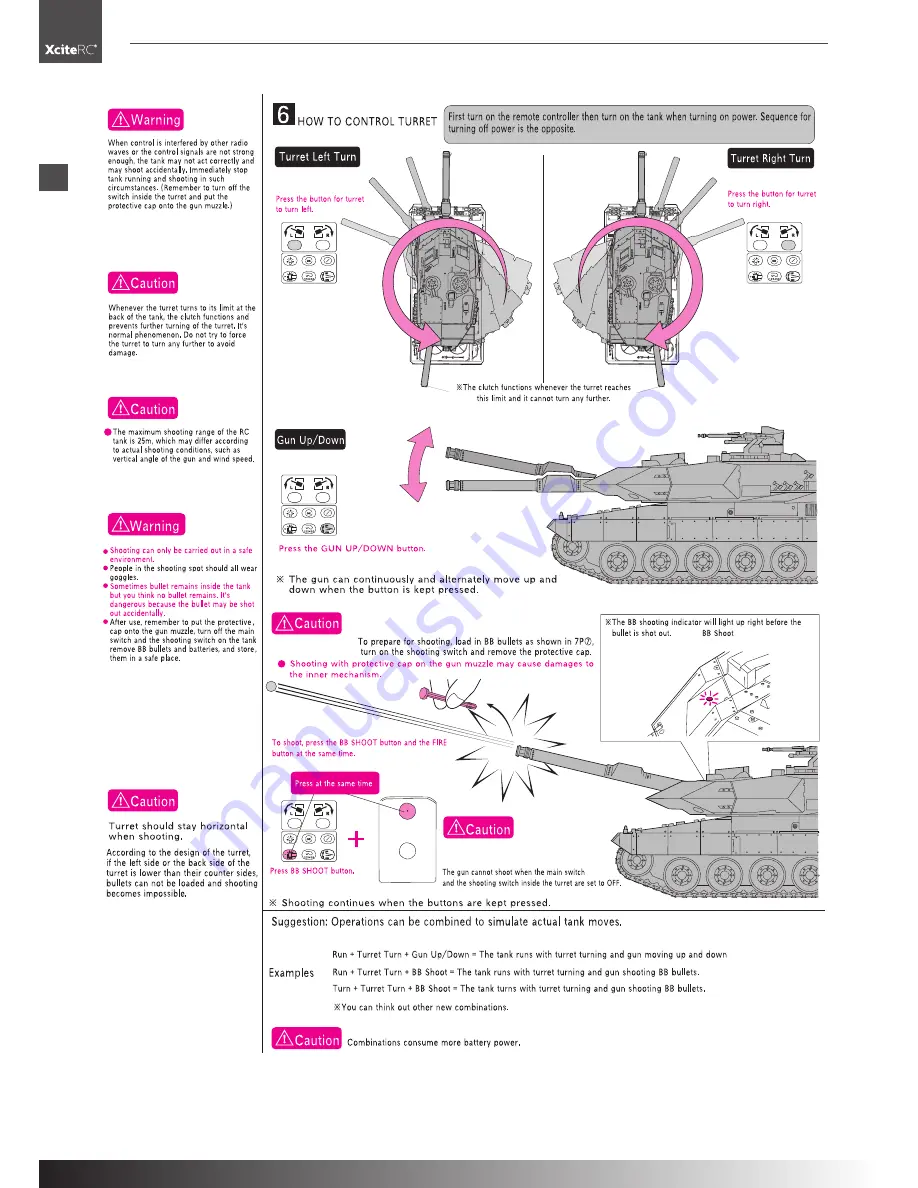 XciteRC Battle Tank M1A2 Скачать руководство пользователя страница 24