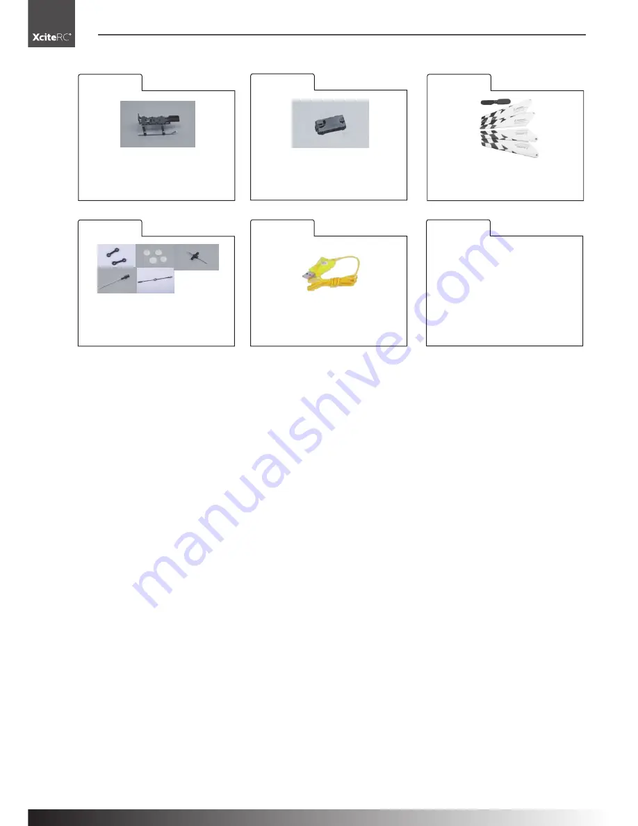 XciteRC Flybar 180C Coax Cam silver Manual Download Page 12