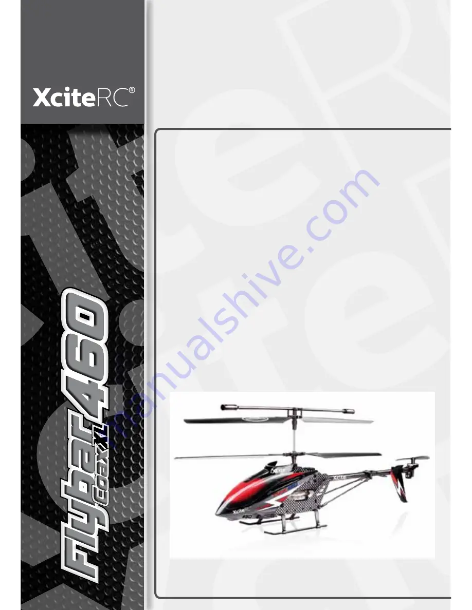 XciteRC Flybar 460XL Manual Download Page 1