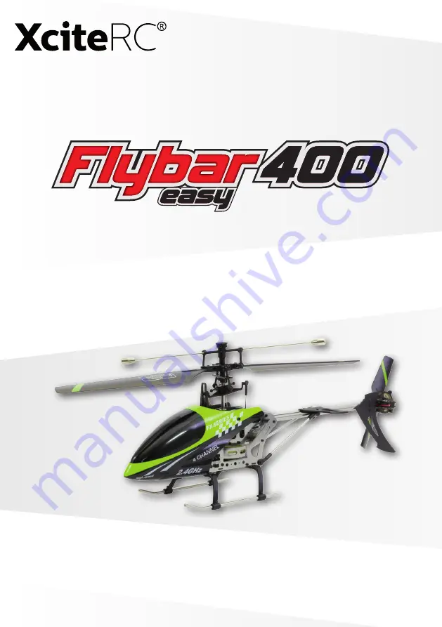 XciteRC Flybar400 Easy Скачать руководство пользователя страница 1