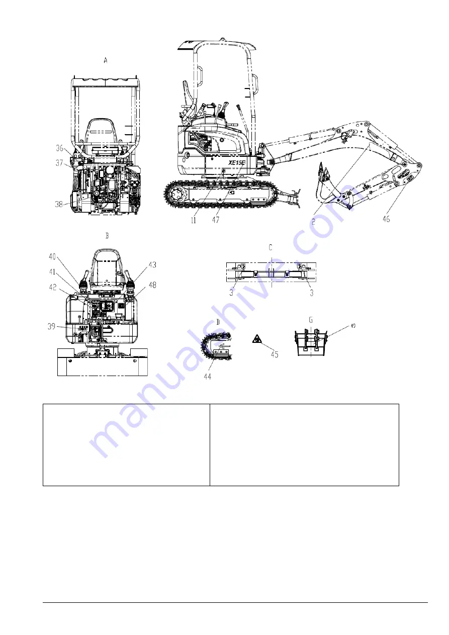 XCMG XE17U Instruction Manual Download Page 66