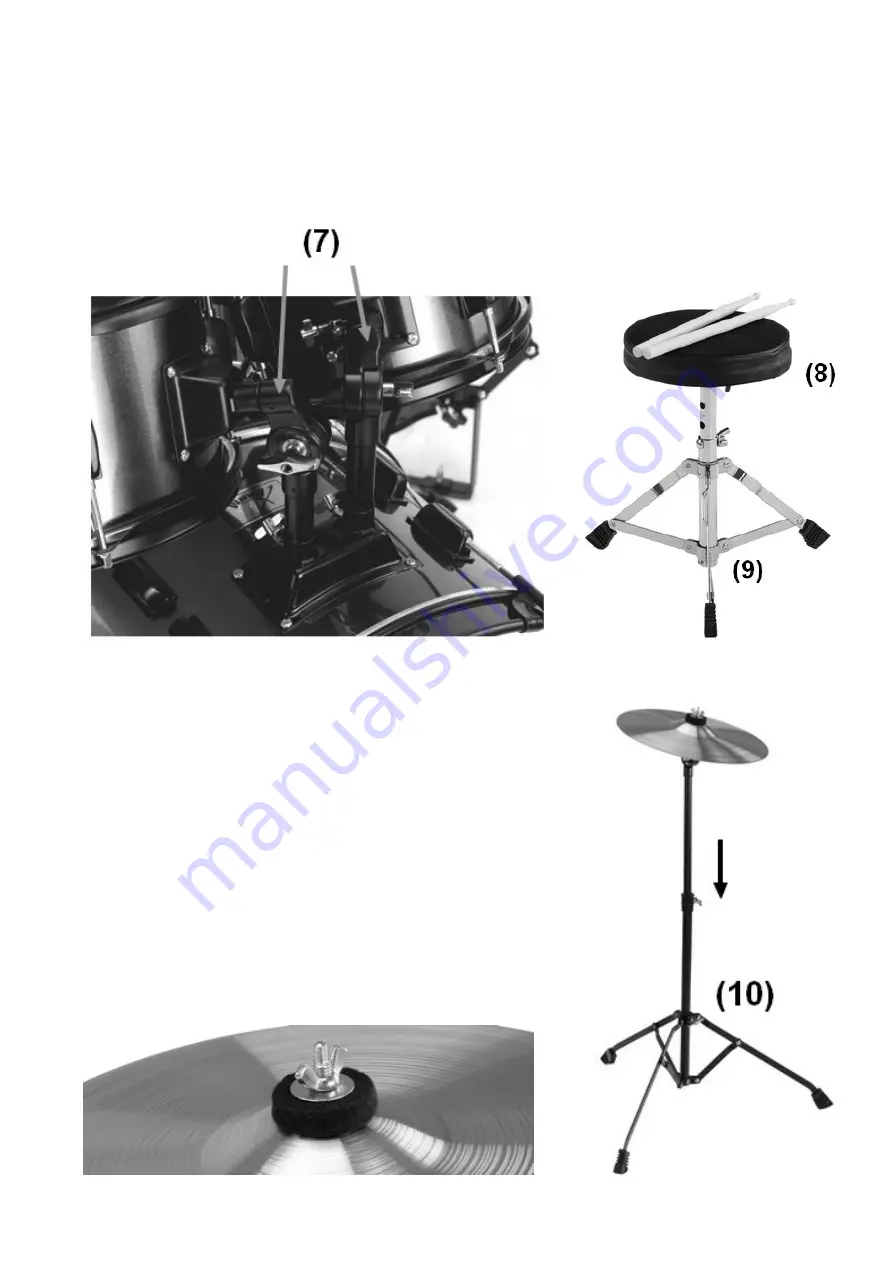 XDrum Junior kids Assembly Instructions Manual Download Page 3