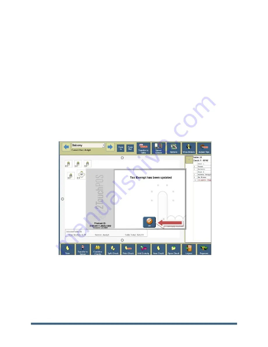 Xenios 2TouchPOS Operation/Reference Manual Download Page 22