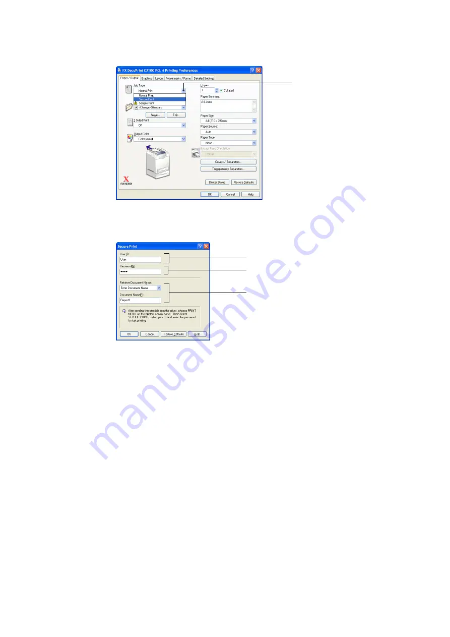 Xerox DocuPrint C2100 User Manual Download Page 29