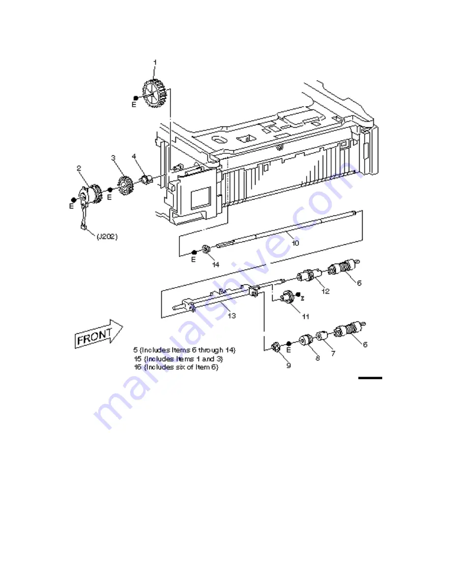 Xerox DocuPrint N24 Service Manual Download Page 57