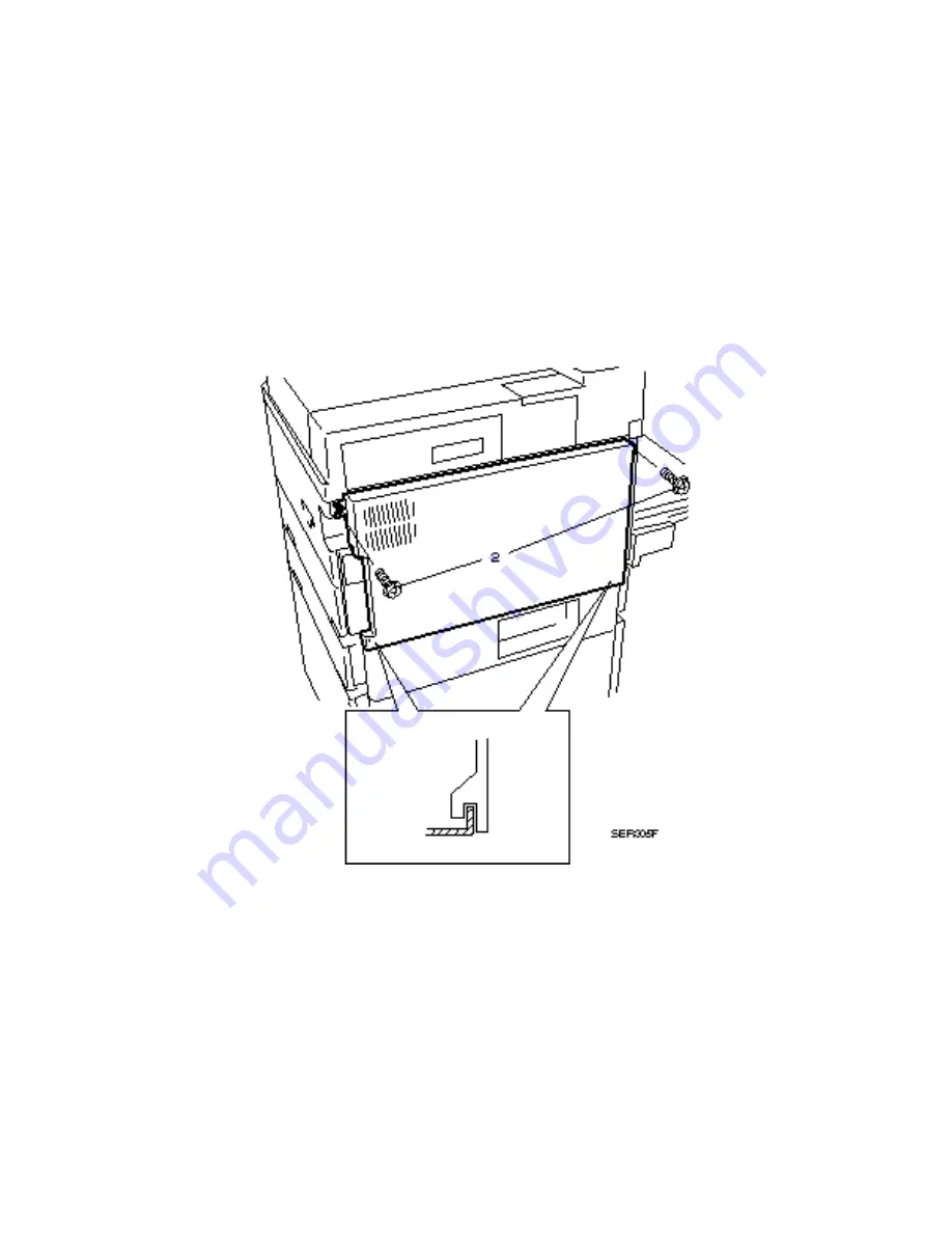 Xerox DocuPrint N24 Service Manual Download Page 123