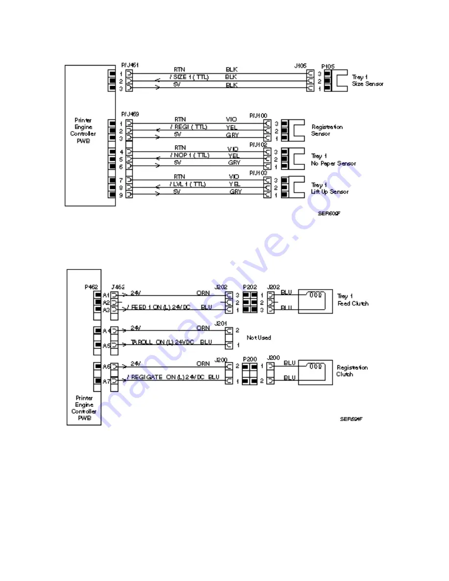 Xerox DocuPrint N24 Service Manual Download Page 352