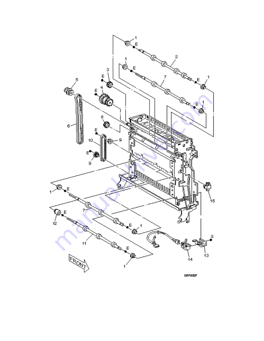 Xerox DocuPrint N24 Service Manual Download Page 461