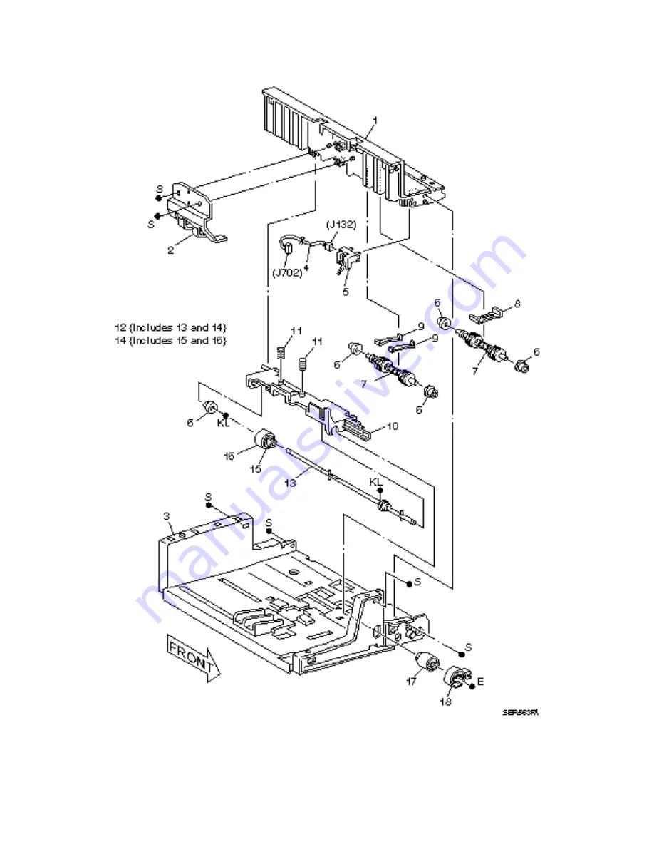 Xerox DocuPrint N24 Service Manual Download Page 573