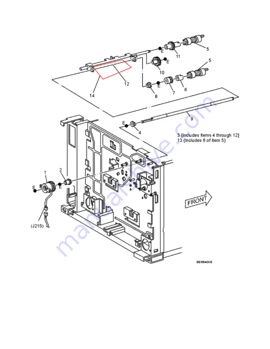 Xerox DocuPrint N24 Service Manual Download Page 619