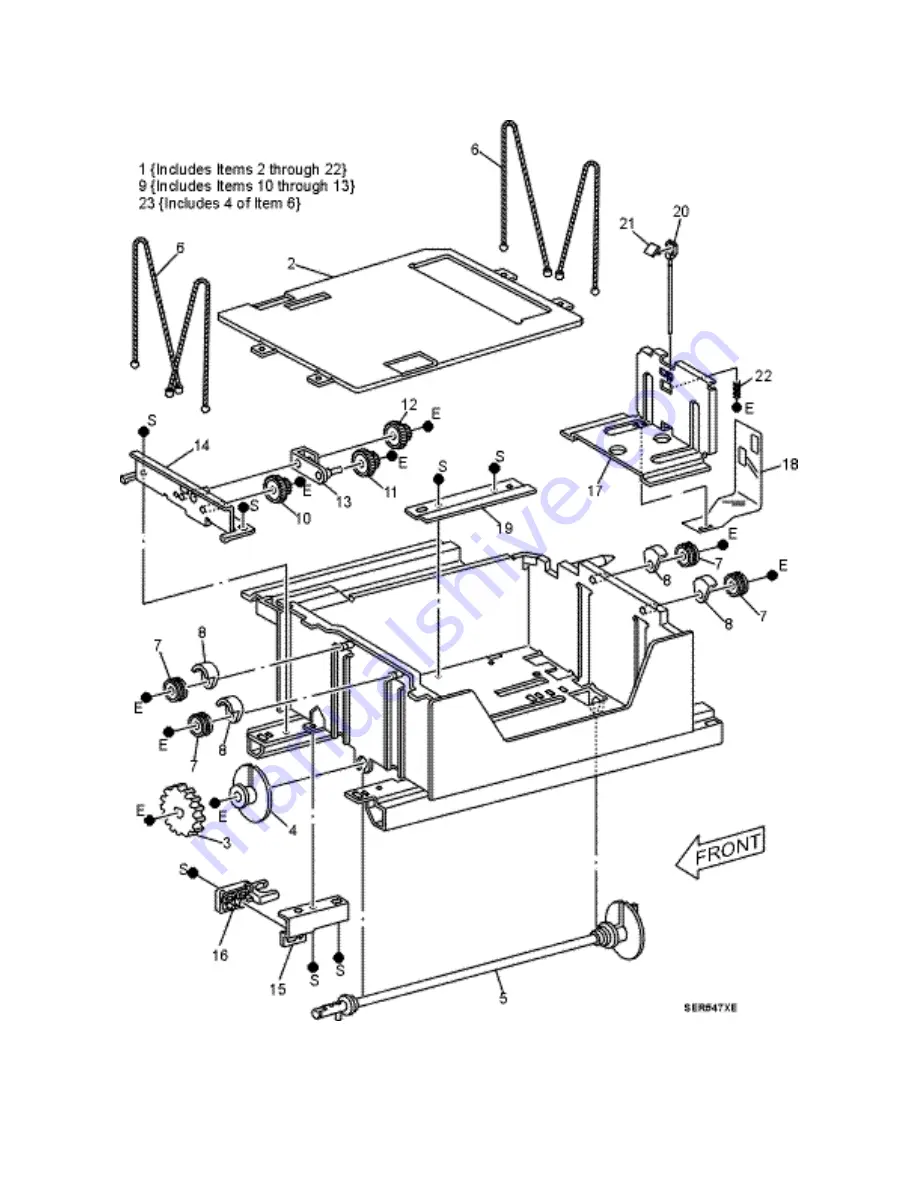 Xerox DocuPrint N24 Service Manual Download Page 627