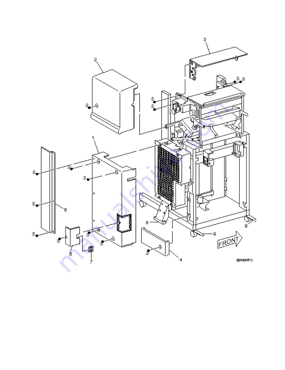 Xerox DocuPrint N24 Service Manual Download Page 705