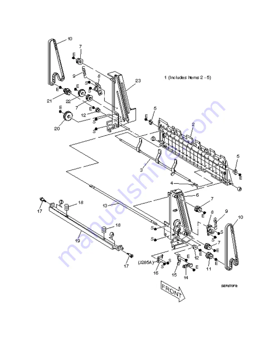 Xerox DocuPrint N24 Service Manual Download Page 717