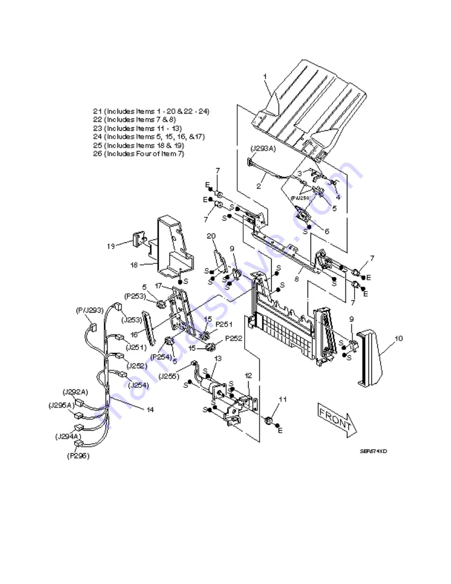 Xerox DocuPrint N24 Service Manual Download Page 719