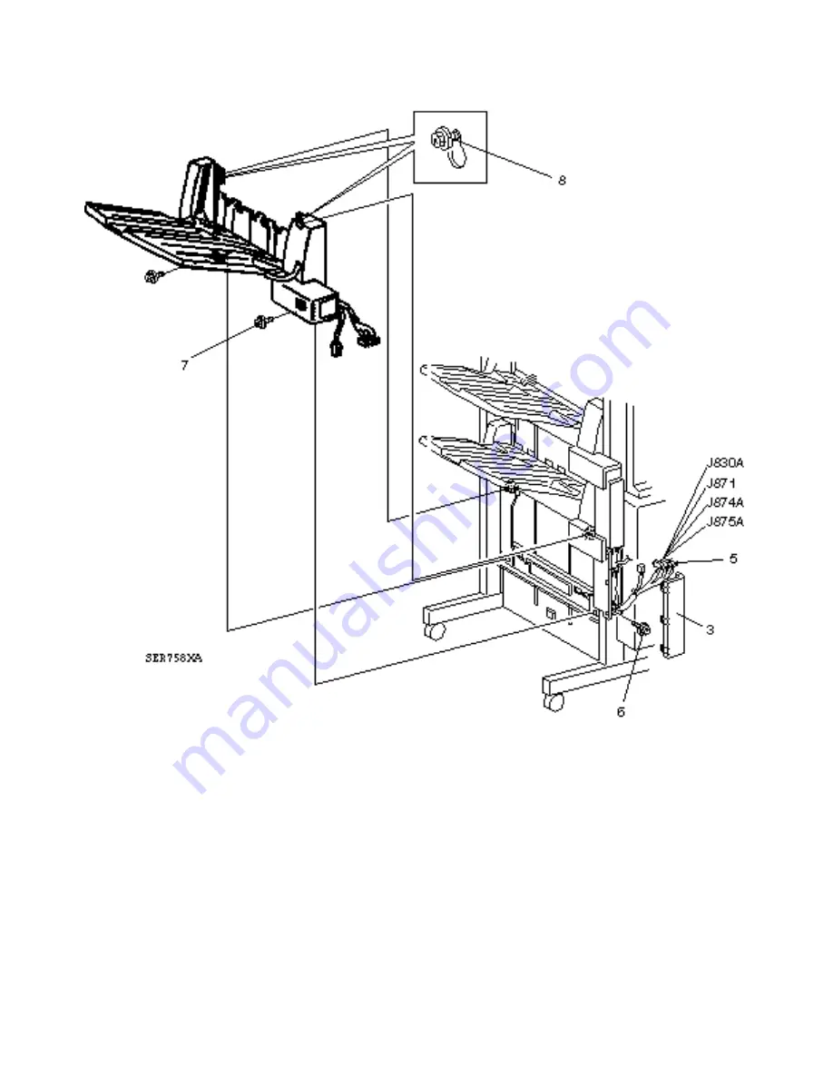 Xerox DocuPrint N24 Service Manual Download Page 777