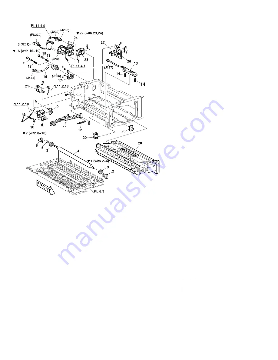 Xerox DocuPrint N4525 Service Quick Reference Manual Download Page 336