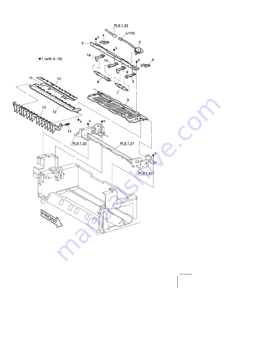 Xerox DocuPrint N4525 Service Quick Reference Manual Download Page 344