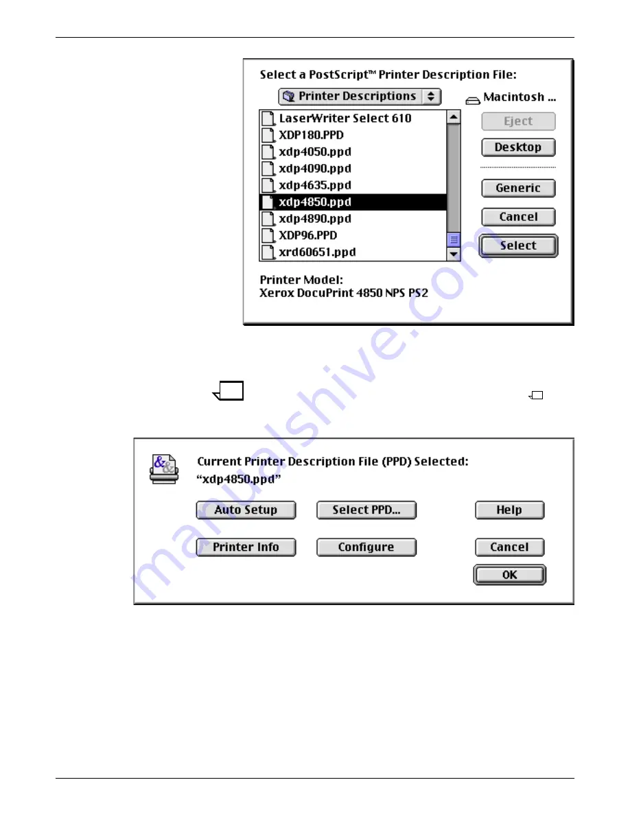 Xerox DocuPrint Network Printer Series Guide Client Manual Download Page 73