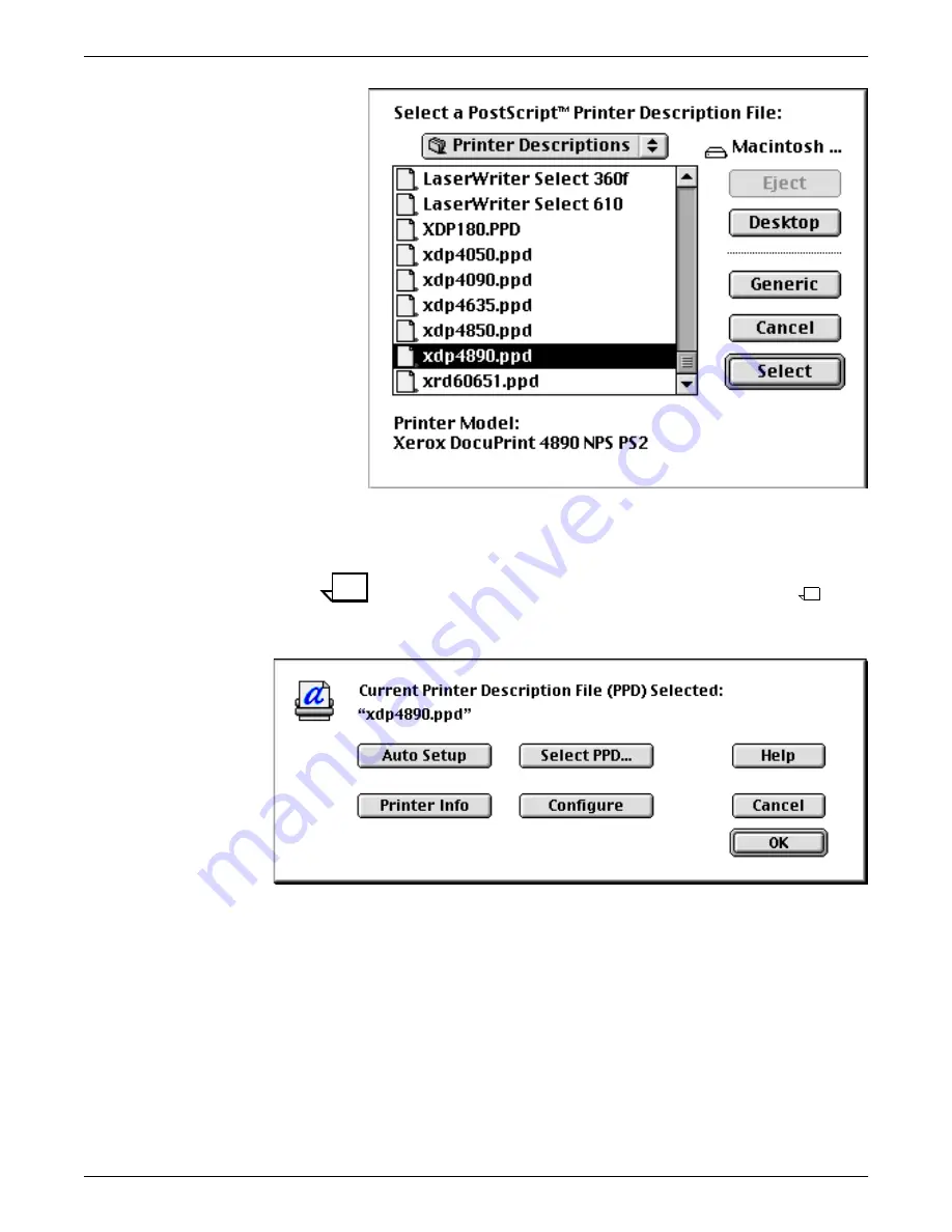 Xerox DocuPrint Network Printer Series Guide Client Manual Download Page 76